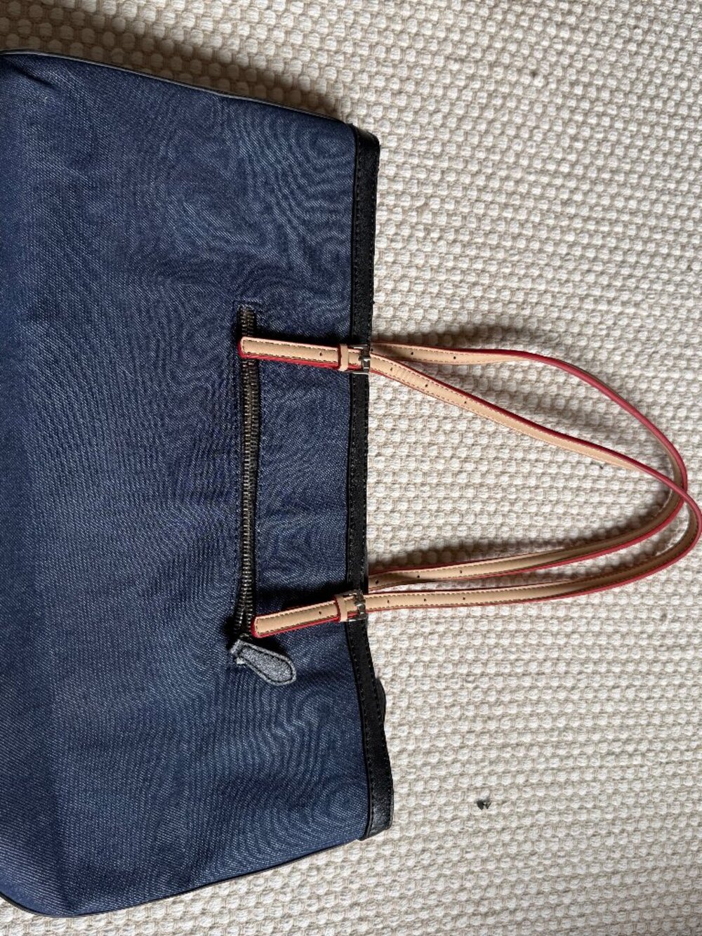 GUESS | Denim Y2K Logo Large Shoulder Tote Bag - Picture 10 of 15